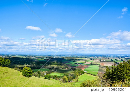 新嵐山スカイパークから望む十勝平野 40996204