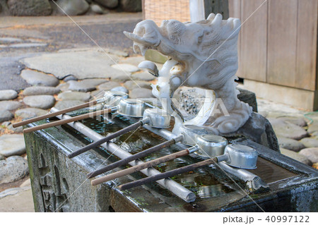 大瀬神社　手水舎 40997122