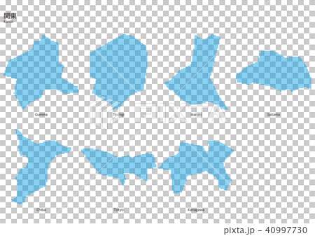 ベクター イラスト デザイン 地図 マップ 日本 関東 ドット ベクター イラスト デザイン 地図 マップ 日本 関東 ドット 40997730