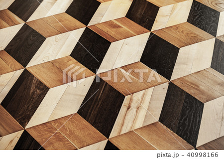 Classic old wooden parquet pattern Classic old wooden parquet pattern 40998166