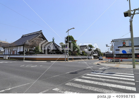 島根県松江市寺町交差点の南方面を眺める 40998785