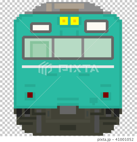 ドット絵風の通勤電車（高運転台ATC・常磐線103系） 41001052