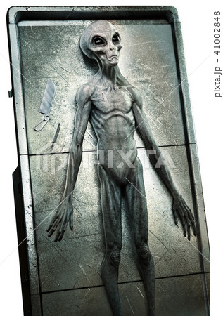 Alien autopsy 3D illustration Alien autopsy 3D illustration 41002848