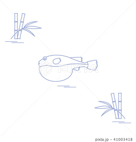 Puffer fish Bamboo. 41003418