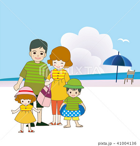 家族 旅行 海  41004136