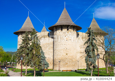 Moldovan fortress of the XV century, in the city of Soroka in a beautifull Sunny summer day. Located 41004424