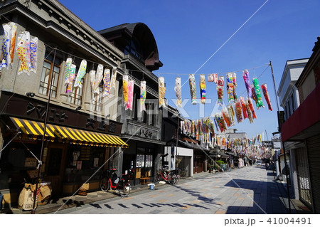 5月 川越65大正浪漫夢通りの写真素材