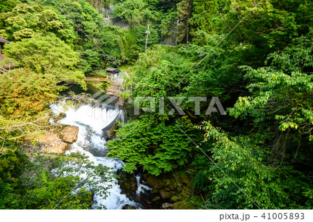 菊池渓谷　水源と山　Kikuchi Valley Water source and mountain 41005893