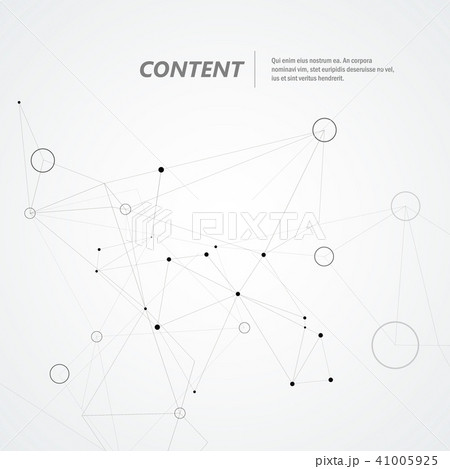 Polygonal abstract space background with connecting dots circles and lines Polygonal abstract space background with connecting dots circles and lines 41005925