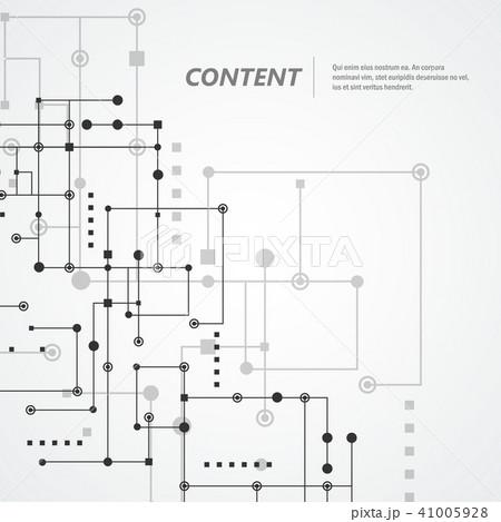Network and connect lines and dots. Technology square communication background Network and connect lines and dots. Technology square communication background 41005928