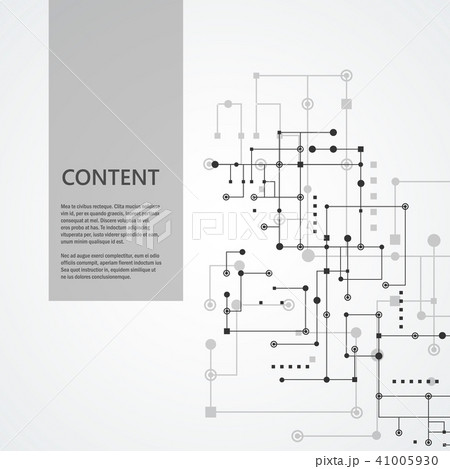 Network and connect lines and dots. Technology square communication background Network and connect lines and dots. Technology square communication background 41005930