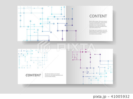 Circuit line background, connected dots and lines. Vector abstract design Circuit line background, connected dots and lines. Vector abstract design 41005932