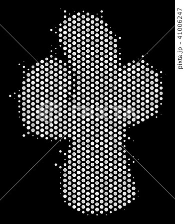 White Pixel Cacti Icon 41006247