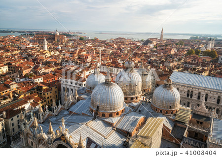 Venice Italy Skyline from St. Mark's Square Venice Italy Skyline from St. Mark's Square 41008404