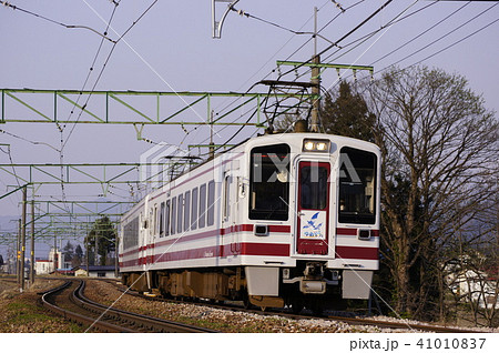 日本初のシアタートレイン 北越急行 ゆめぞら号の写真素材