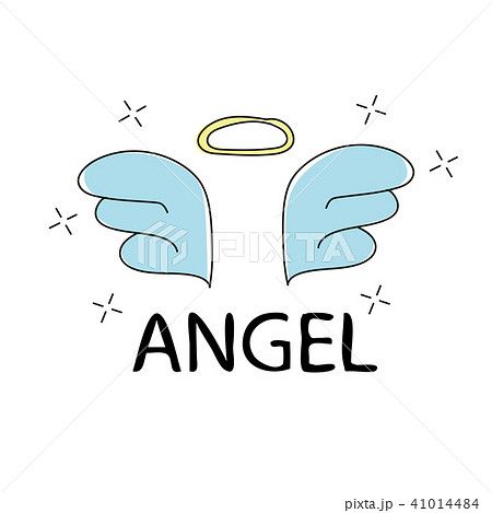 Slogan angel vector print. For t-shirt graphics - textile graphic 41014484