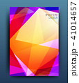 Vector business brochure flyer template or corporate banner design in A4 size. Modern abstract web 41014657