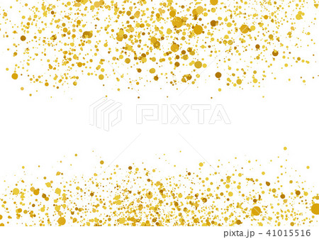 Golden foil confetti particle layout template card 41015516