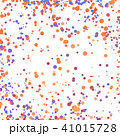 Orange and blue dots childish abstract background 41015728