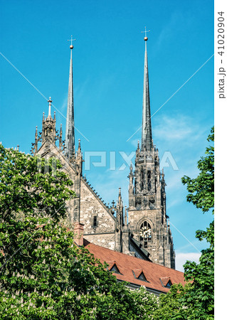 Famous Cathedral of St. Peter and Paul in Brno 41020904