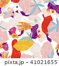 Abstract floral elements paper collage.Vector illustration hand drawn. 41021655