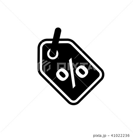 Discount icon in flat style. Sale symbol 41022236