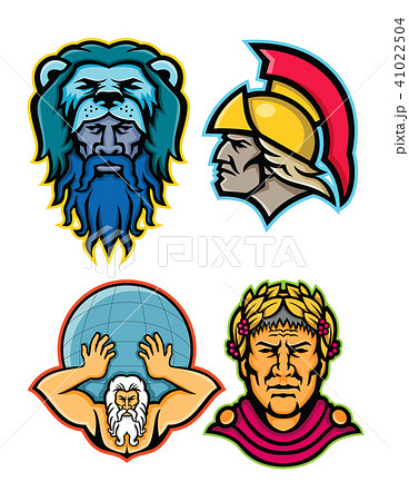 Roman and Greek Heroes Mascot Collection 41022504