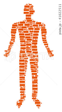 Building Brick Man Figure 41022511
