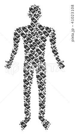 Discount Tag Person Figure Discount Tag Person Figure 41023108