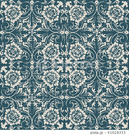 Worn out antique pattern seamless background 41028355