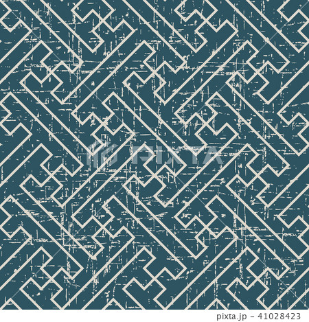 Worn out antique pattern seamless background 41028423
