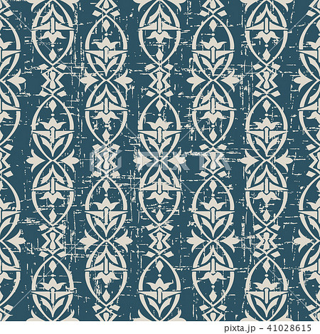 Worn out antique pattern seamless background 41028615