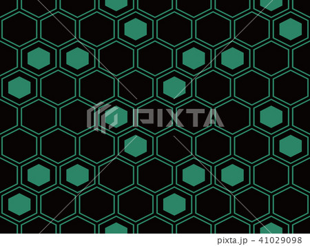 Antique green seamless retro pattern background 41029098
