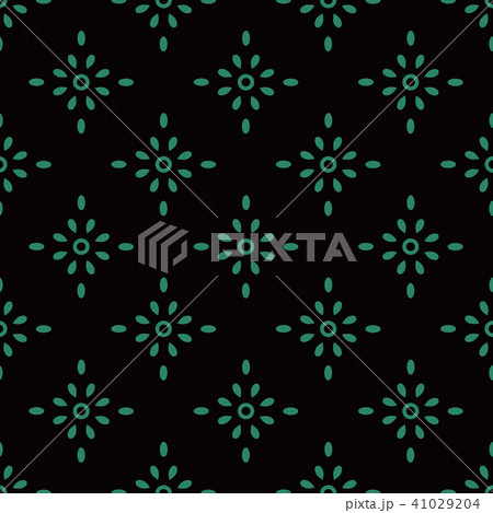 Antique green seamless retro pattern background 41029204