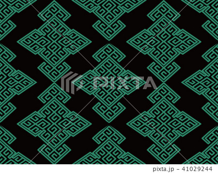Antique green seamless retro pattern background Antique green seamless retro pattern background 41029244