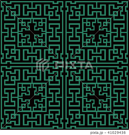 Antique green seamless retro pattern background Antique green seamless retro pattern background 41029436