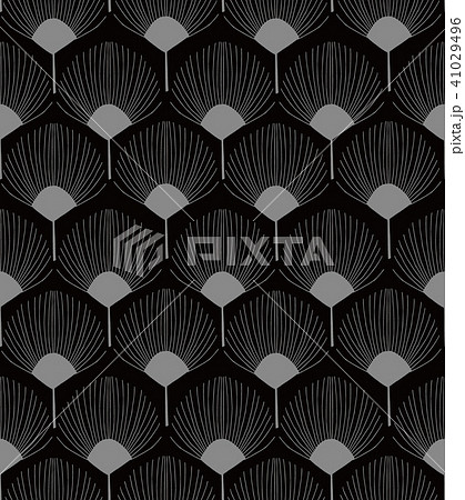 Antique silver seamless retro pattern background Antique silver seamless retro pattern background 41029496