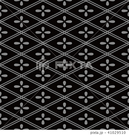 Antique silver seamless retro pattern background 41029510