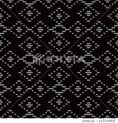 Antique silver seamless retro pattern background 41029669