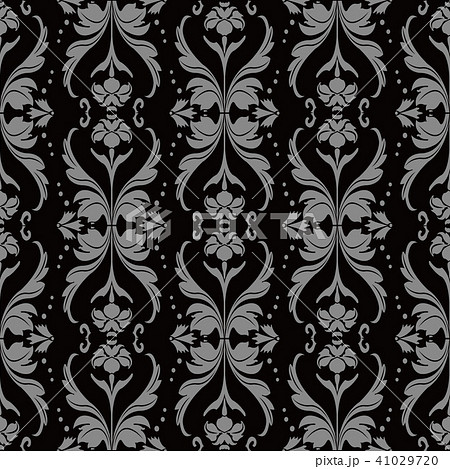 Antique silver seamless retro pattern background Antique silver seamless retro pattern background 41029720