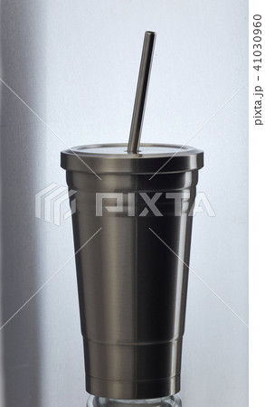 Steel mug isolated on white 41030960