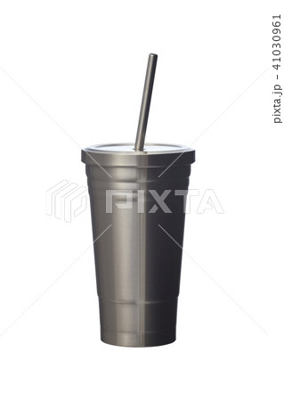 Steel mug isolated on white 41030961