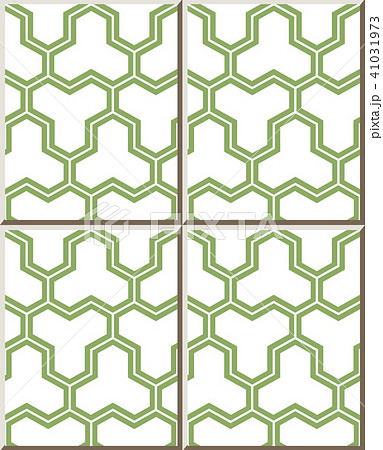 Ceramic tile retro vintage kaleidoscope pattern Ceramic tile retro vintage kaleidoscope pattern 41031973