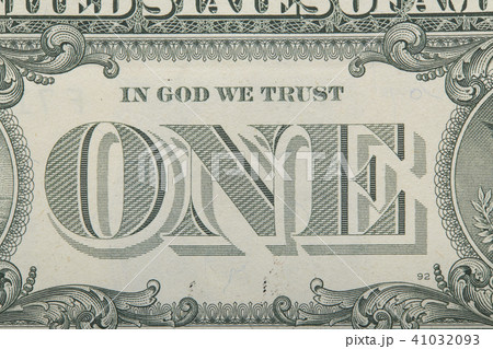 close up one dollar bill close up one dollar bill 41032093