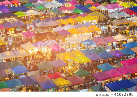 Night flea market roof multiple colour 41032396