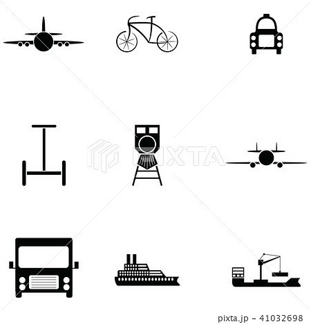 transport icon set 41032698
