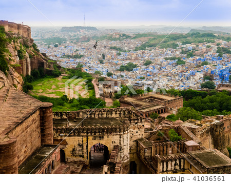 India, panoramic view of Jodhpur 41036561