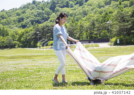 母娘 ワールドカップ公園 芝生 41037142