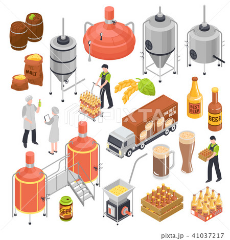 Brewery Isometric Set  41037217