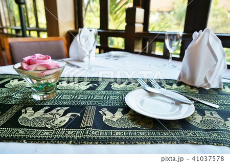 アジアンなレストランのイメージ、食卓 41037578